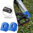 thumbnail image 4 of Cáscara Protectora De Ciclismo 2x botas de brazo de manivela de bicicleta RISK cubierta protectora de juego de bielas de bicicleta MTB (azul), 4 of 4