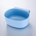 thumbnail image 4 of Plastic Cabiniet Door-Mount Trash Can Hanging Storage Wastebasket Garbage Bins (Blue), 4 of 9