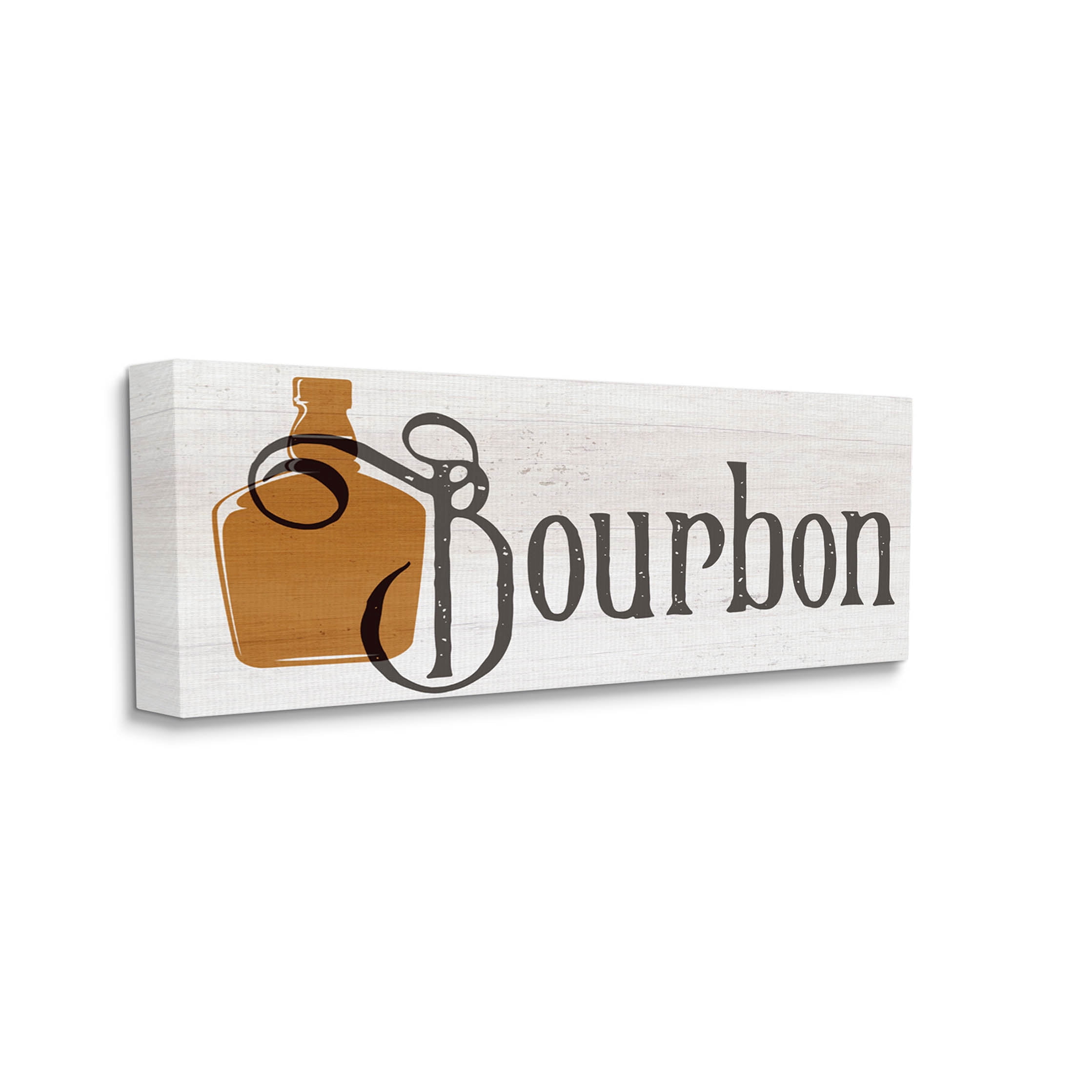 Stupell Industries Vintage Bourbon Jug Graphic Art Gallery Wrapped Canvas Print Wall Art, Design by Daphne Polselli
