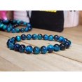 thumbnail image 5 of Self confidence Bracelet- Natural Blue Tiger Eye Bracelet Elastic Yoga Gemstones, 5 of 10