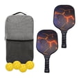 thumbnail image 2 of Almencla , Pickleball Racquets, 4 Pickleballs Fiberglass Rackets, and Lightweight Storage, 2 of 7