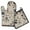 Paw Prints, variant on Paw Prints and Bones Kitchen Oven Mitt and Pot Holder Sets 2 Pcs for Baking, Cooking and Grilling, Heat Resistant Up To 392 °F