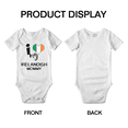 thumbnail image 3 of I Heart My Irelandish Mommy Ireland Love Flag Baby Clothes (White, 18-24 Months), 3 of 5