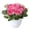 Hot Pink, variant on CSSJKYJ Small Fake Plant Mini Rose Potted Plants with With Flower pot for Home Indoor Outdoor Small Decorations,White