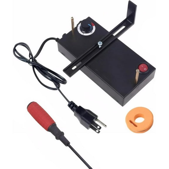 CATPAN Electric Ribbon Cutter Machine:Hot Ribbon Cutter 0-700℃ Adjustable,Home Ribbon Machine Cutter for DIY Lace, Satin Ribbons, Braided Ribbons,Nylon Band,Automatic Fast Cutting Tool,12V5A