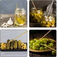 thumbnail image 6 of 10 Pcs Pickle Fork,Bexikou 304 Stainless Steel Salad Forks, 8.66 inches Long Handle Fruit Fork,Portable Cocktail Forks for Party, Banquet, Cocktail, Dessert (Multiple Colors), 6 of 7