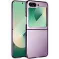 thumbnail image 2 of TJS for Samsung Z Flip 6 Phone Case, Slim Matte Finish Protective Cover for Galaxy Z Flip6 (Dark Purple), 2 of 3