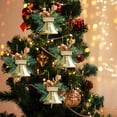 thumbnail image 1 of Boovnll Christmas Tree Decorations, Christmas Holiday Decorations Bow Bells Window Christmas Tree Accessories Metal Pendants, Christmas Decorations, Christmas Decor, Christmas Decorations Indoor, 1 of 8