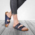 thumbnail image 2 of Arete Arch Supportive Cork Footbed Slide Sandals for Womens, 2 of 8