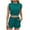 Blue, variant on Lovzfmll Summer Jumpsuits for Women, Womens Summer Casual Solid Color Lace Bubble Crew Neck Comfortable and Lightweight Daily Set Sleeveless Jumpsuits Dressy Formal Shorts With Pockets Black M