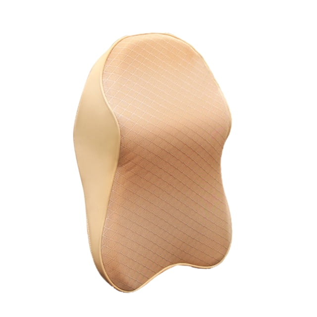 Coche Cuello Cojín Cuello Almohada Reposacabezas Cojín Soporte Suave Transpirable Beige S Zulema Cojín de cuello de coche