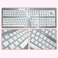 thumbnail image 3 of Stylish Korean Mechanical Keyboard Keycaps, 104 Keys with Translucent Pattern and OEM Height Sublimations Printing, 3 of 12