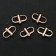 thumbnail image 3 of 5 hebillas de metal para ajustar correas de cadena, cierre de tornillo, accesorios para mochilas, maletas y manualidades (doradas), 3 of 5