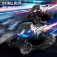 thumbnail image 3 of TFixol Red S883 Remote Control Stunt Car with Exhaust Spray, LED Lights, and 360° Rotation for All-Terrain Adventure – Multiplayer Racing Fun for Kids (3 Battery Version), 3 of 6