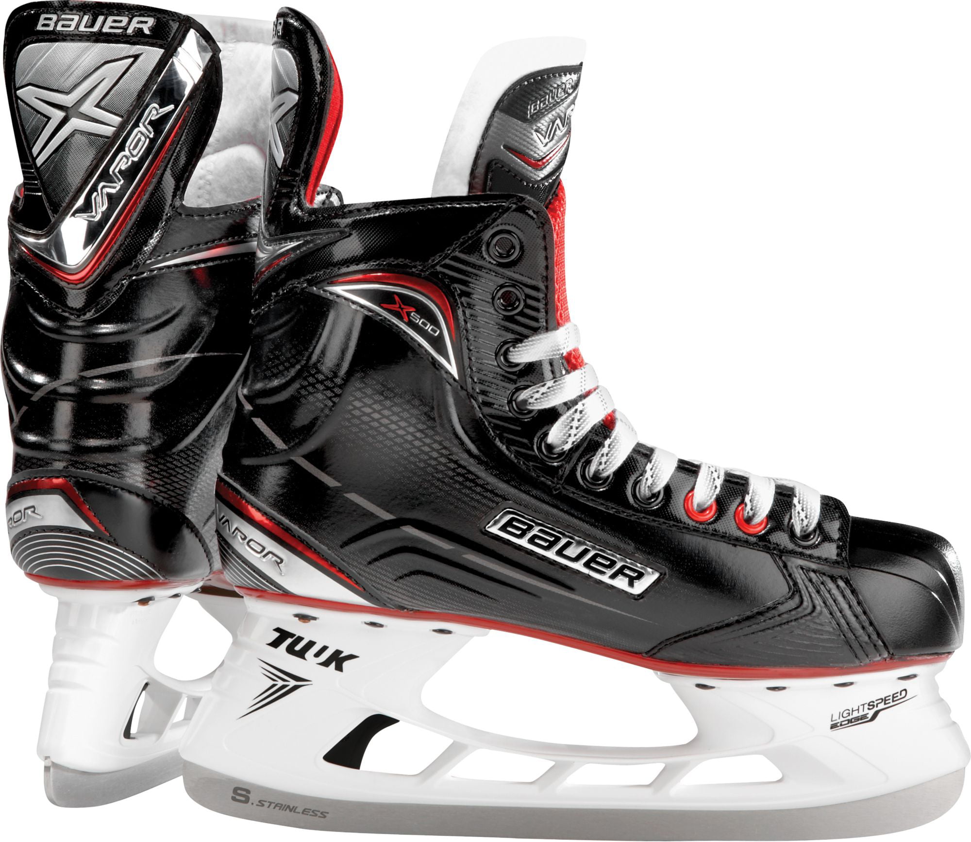 retails $100 Bauer Vapor X500 Youth Ice Hockey Skates 2-8 Years Old Kids 