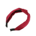 thumbnail image 5 of Unique Bargains 1 Pc Vintage Satin Headbands for Women Wine Red, 5 of 6