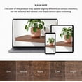 thumbnail image 3 of Mifurn Walnut 23.6'' Floating Shelves for Wall, Set of 2 Wall Mounted Wood Shelves for Bedroom, Bathroom, Kitchen, 3 of 8