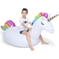 thumbnail image 1 of Flotador inflable con forma de unicornio Jasonwell Big para niños y adultos, 1 of 6