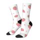 thumbnail image 1 of Fotbe Hand Drawn Strawberry Calcetas Largas con Estampado para Hombre y Mujer – Calcetas de Compresión Transpirables y Elásticas, Viajar y Uso Diario Talla 5-11, 1 of 6