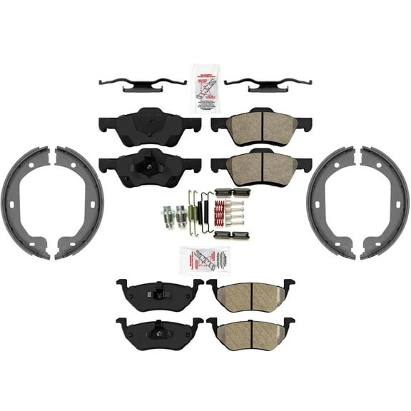 Parking-Emergency Disc Brake Pads with Hardware For Ford Escape 2005-2009