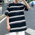 thumbnail image 4 of Men T Shirt Crew Neck Short Sleeve Comfortable Top Breathable Tee for Party Office Black L Rawiri, 4 of 8