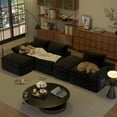 thumbnail image 3 of Doubleslee U-Shaped Sofa, 110 Inch Sectional Cloud Boneless Couch, No Assembly Required, One Box, OEKO-TEX, Gray, 3 of 10