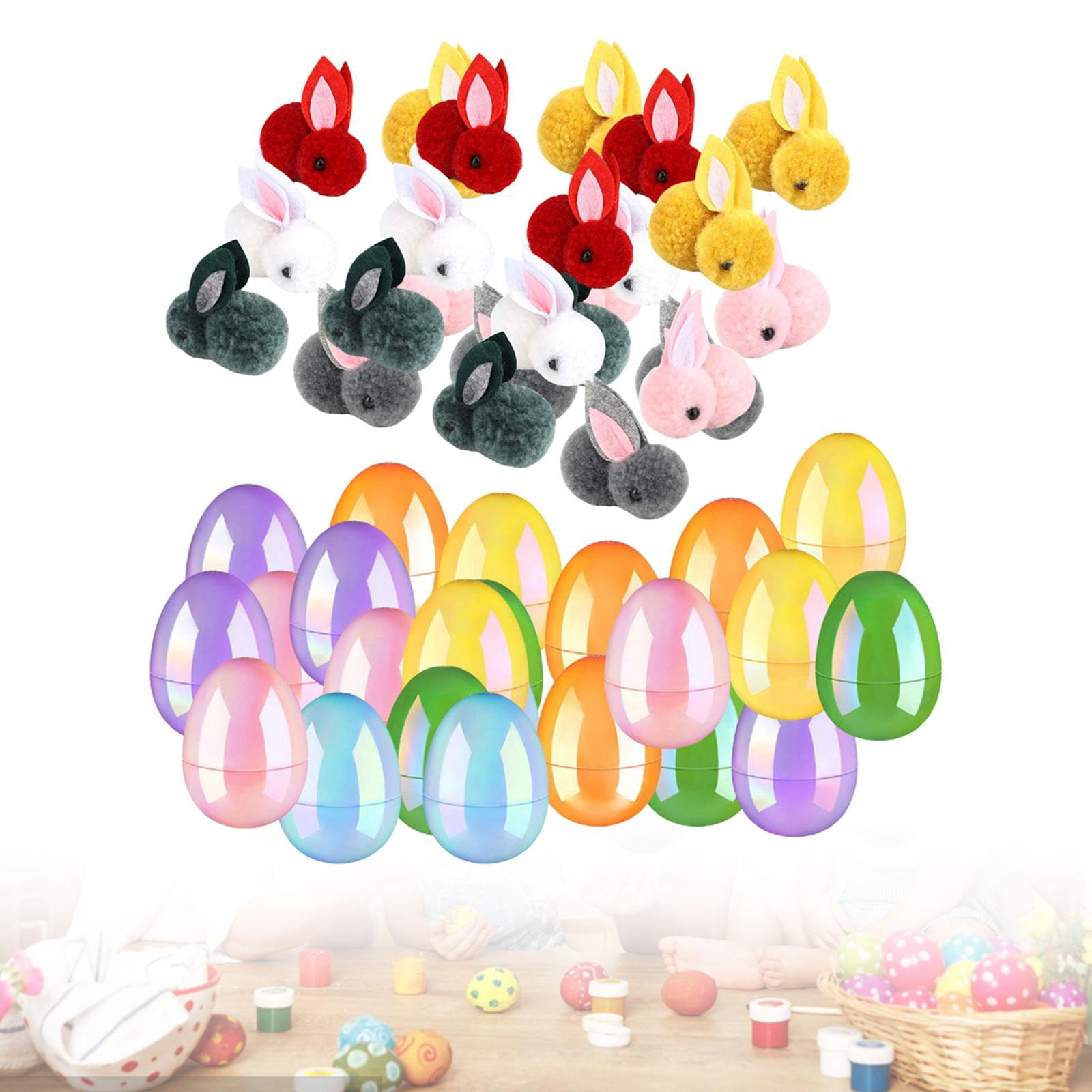 Sharprepublic Colorful Easter Eggs Inside Toys Easter Basket Fillers for Adults Kids Teens 24 Eggs