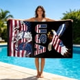 thumbnail image 1 of Aufmer Independence Day Printed Quick Dry Beach Towel Strong Water Absorbing Feature Light Portable Structure For Beach Pool Outdoor Vacation Daily Use(35.43x70.86in), 1 of 9