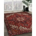 thumbnail image 3 of Ahgly Company Machine Washable Indoor Rectangle Traditional Chestnut Brown Area Rugs, 3' x 5', 3 of 7