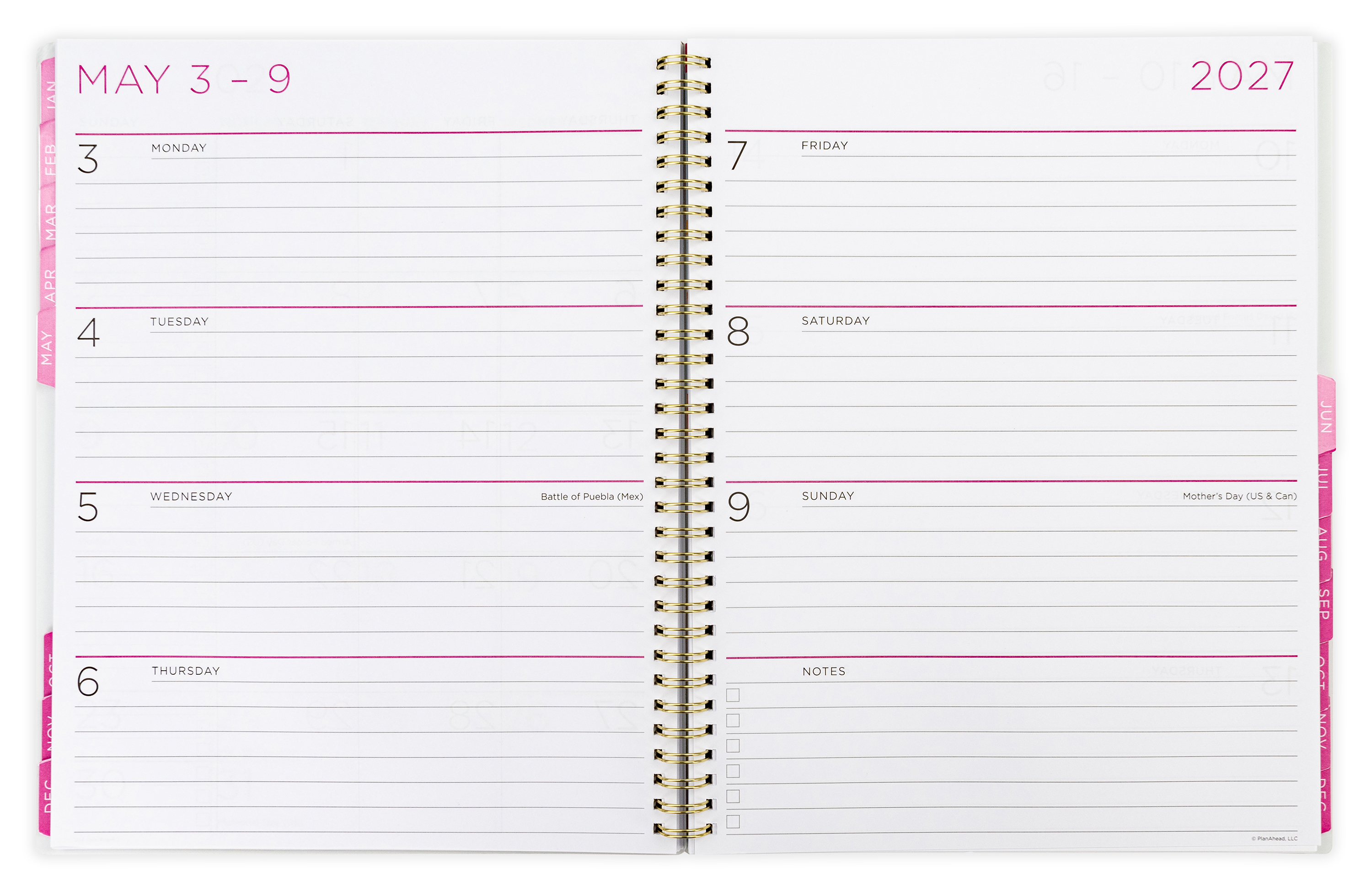 See It Bigger 15-Month Planner, Blue Floral, Oct 2026–Dec 2027 photo 6