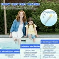 thumbnail image 3 of Travel Immersion Heater, Electric Immersion Pool Heater with Stainless Steel Guard for In-Ground Swimming Pools, Black, One Piece, 3 of 5