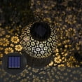 thumbnail image 2 of 4 Piezas LED Luces Solares Reemplazo Superior Linterna Solar Panel Solar Linterna Alimentada Luces de Tapa para Patio de Camino al Aire Libre, 2 of 5