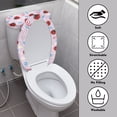 thumbnail image 3 of HELLHERO Toilet Seat Covers Ladybug and Daisy Pattern 2 Pieces Elastic Edge for Bathroom Home Elastic Bottom Toilet Seat Cover Replacement, 3 of 8