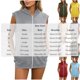 thumbnail image 3 of Neewe Tank Top for Women Sleeveless Hoodies Full Zip Tops Loose Casual Summer Clothes with Pocket, 3 of 6