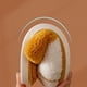 thumbnail image 2 of Bonitas pantuflas de felpa con forma de garra de gato de dibujos animados, pantuflas de fondo suave para interiores, pantuflas de algodón para hombres y mujeres, 2 of 5