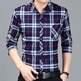 thumbnail image 1 of Camisa a cuadros de manga larga para hombres camisa a cuadros para hombres camisa de ajuste regular para hombres camisa casual para hombres ANGGREK  Otros, 1 of 8