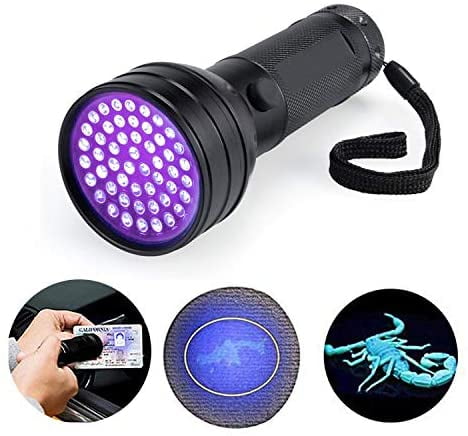 UV Flashlight Black light UV Lights,51 LED Ultraviolet Blacklight Pet Urine Detector For Dog/Cat Urine,Dry Stains,Bed Bug, Matching with Pet Odor Eliminator