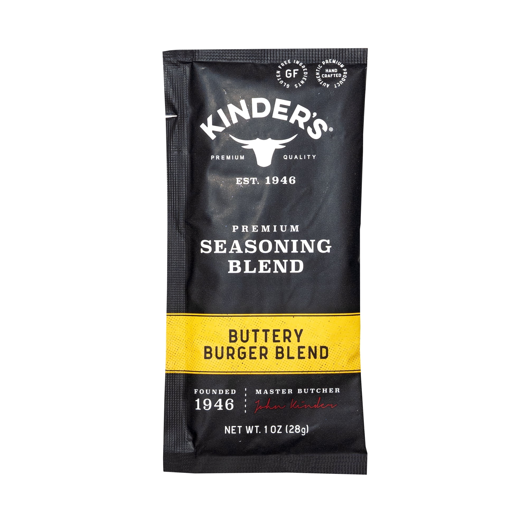 Kinder's Buttery Burger Blend Seasoning Mix, 1oz Packet Pack Of 10