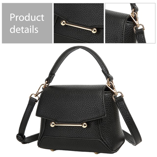 Bolso Hombro Mujer PU Gran Capacidad Correa Ajustable para Fiesta