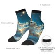 thumbnail image 6 of Fuzoiu Cute Angel Winged Rabbit Print Adult Socks, Crew Moisture-wicking Socks, Unisex Cushion Crew Socks,Casual Sports Ankle Socks, 6 of 7