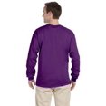 thumbnail image 2 of The Gildan Adult Ultra Cotton 6 oz Long Sleeve T-Shirt - PURPLE - 5XL, 2 of 2