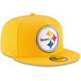 thumbnail image 2 of Men's New Era Gold Pittsburgh Steelers Omaha 59FIFTY Fitted Hat, 2 of 4
