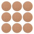 thumbnail image 1 of Juego de 10 posavasos de corcho para bebidas, absorbentes y reutilizables, 90 mm, 5 mm de grosor, 1 of 7