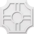 thumbnail image 1 of Ekena Millwork CMP16HS 16 Pouces x 5,25 Pouces Carré Haus Architectural Grade PVC Contemporain Plafond Médaillon, 1 of 1
