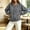 Gray, variant on Womens Button Down Sweatshirt Casual Crewneck Cardigan Jacket Long Sleeve Drop Shoulder Top with Pockets Lounge Everyday Wear
