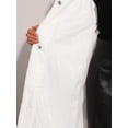 thumbnail image 5 of DARING DIVA Women's Long Sleeve Open Front Fluffy Outerwear Coats XS White, 5 of 6