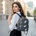 thumbnail image 6 of FORMRS Mini Backpack Purse for Women Travel Daypack Casual Shoulder Bag, Rocket Pattern, 6 of 7