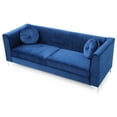 thumbnail image 5 of Glory Furniture Delray Velvet Sofa in Navy Blue, 5 of 7