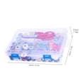 thumbnail image 3 of Carrete de hilo de coser Colores mezclados 32 Bobinas de hilo + 32 Carretes de hilo Accesorios de costura Kit de suministros con cinta métrica Agujas de coser Estuche de almacenamiento para Brother Ja Abanopi Carrete de hilo de coser, 3 of 7