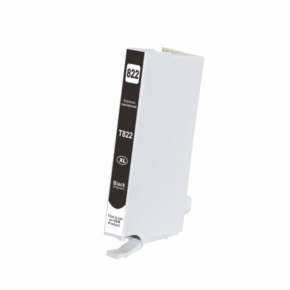 Compatible Epson T822XL Black High Yield Ink Cartridge by Superink